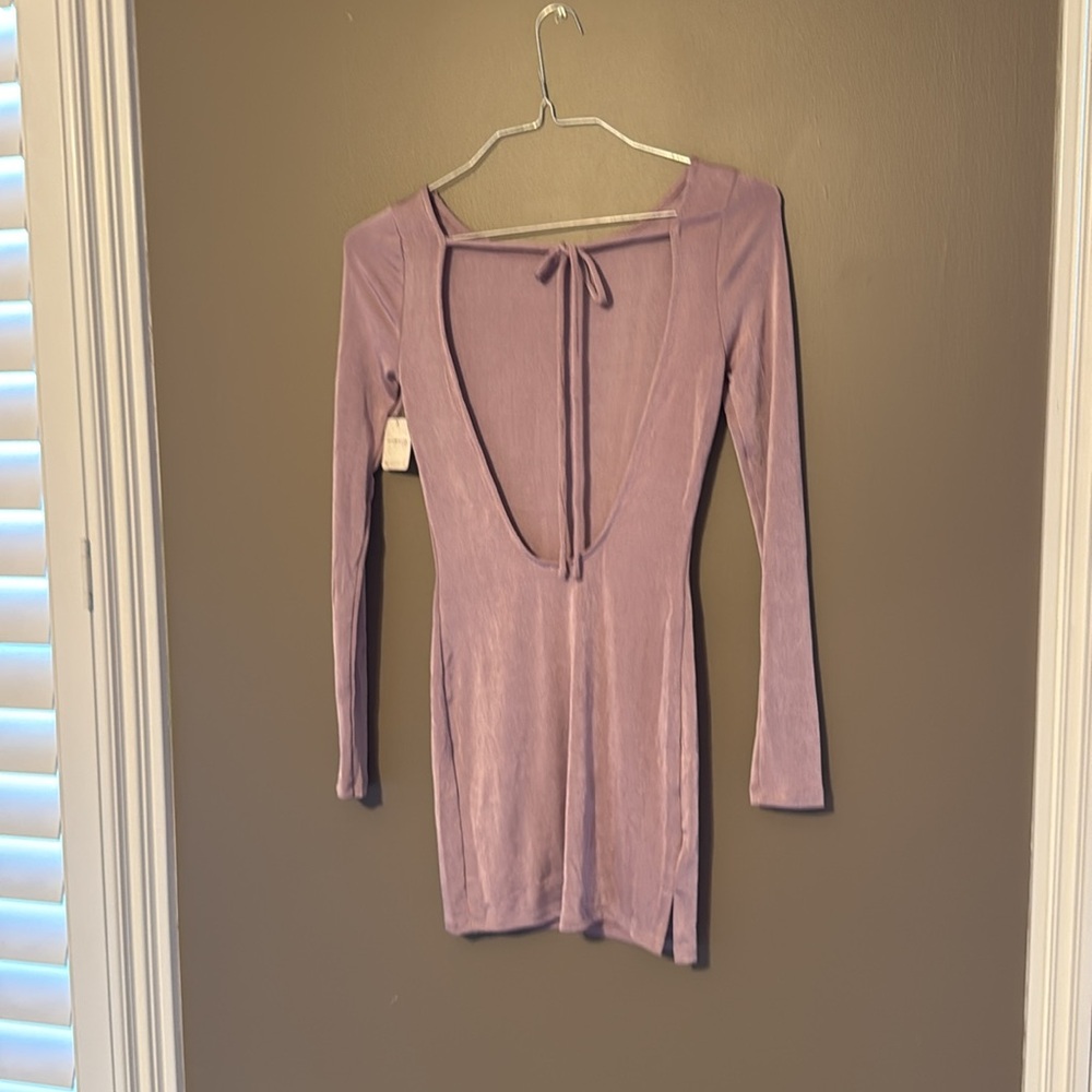 NWT Free People Intimately Call Me Later Long Sleeve Slip Dress. - Picture 6 of 6